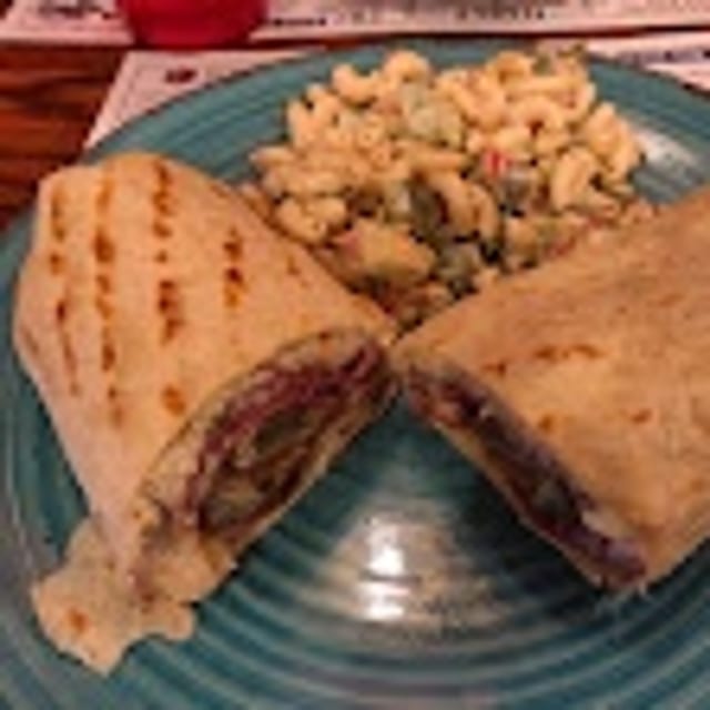 Hot Pastrami Wrap.