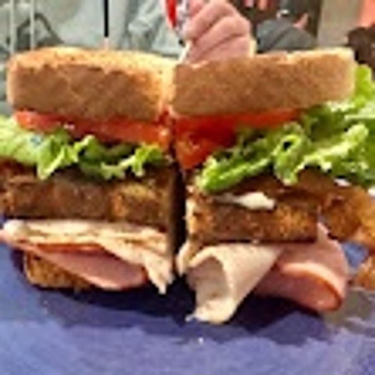 Delicious Turkey Club Sandwich